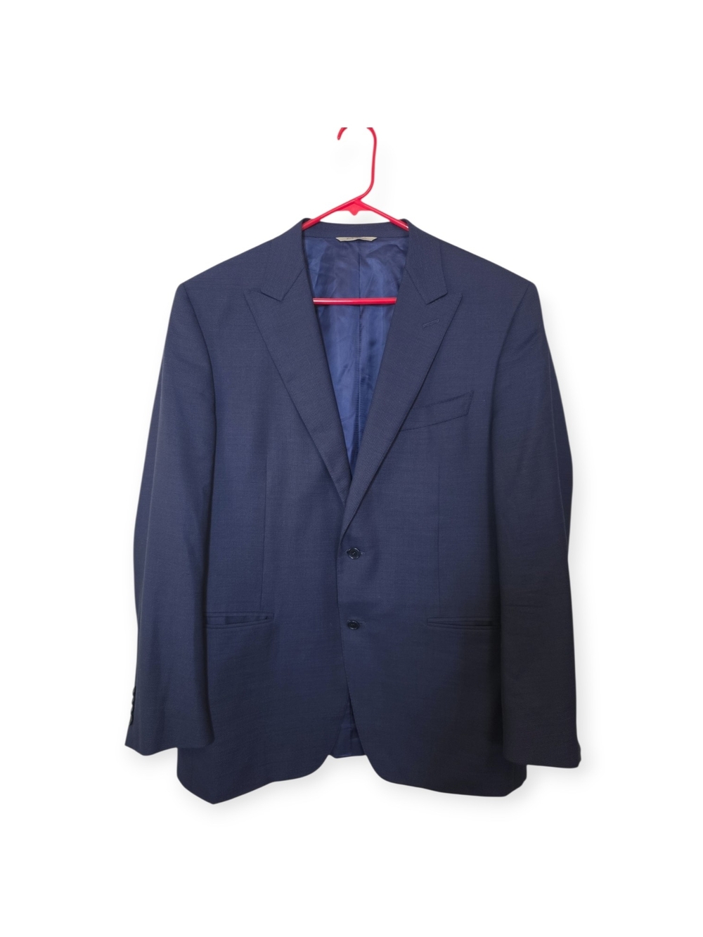 Mens Canali Impeccabile 100% wool blue blazer/waistcoat, size 56 IT( 46 US)